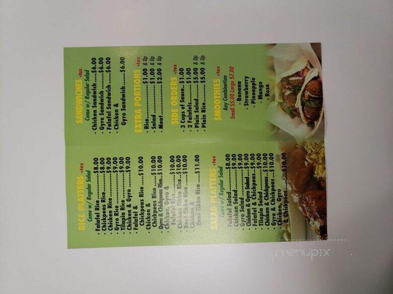 NY Gyro King - South Plainfield, NJ menu_pic