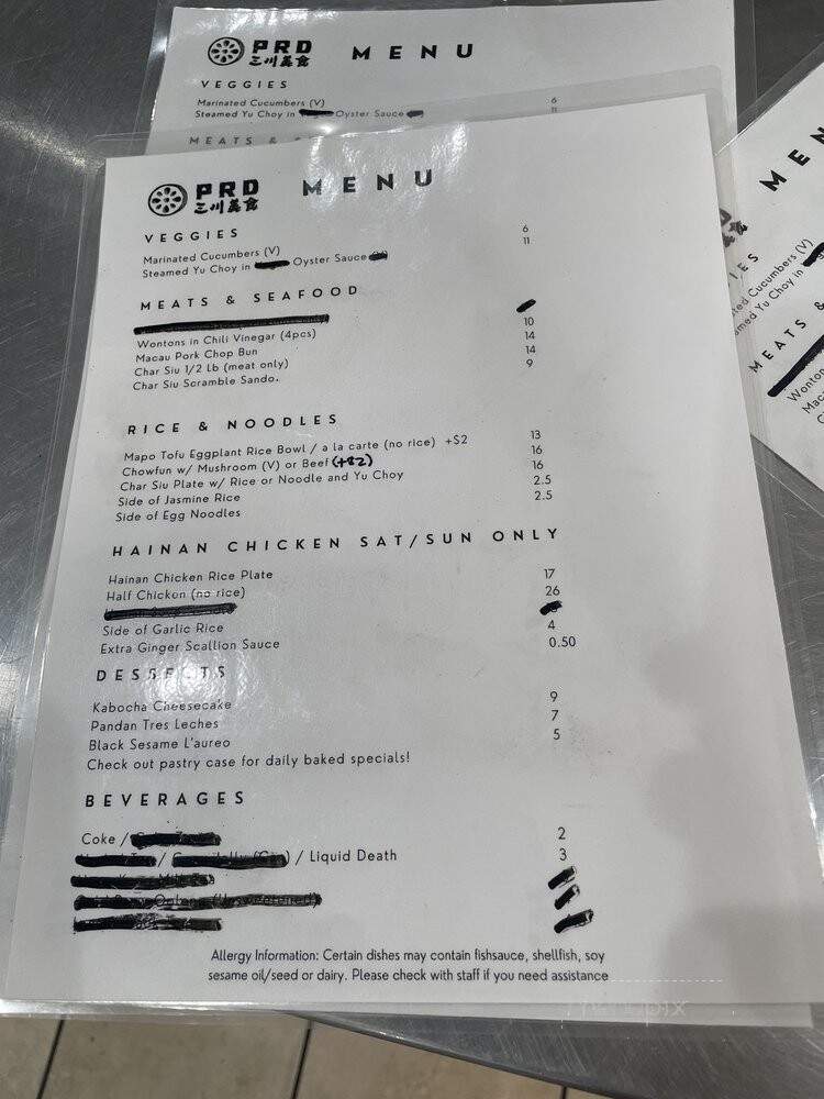 Pearl River Deli - Los Angeles, CA menu_pic