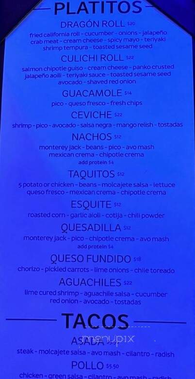 Kalaveras - Chino Hills, CA menu_pic