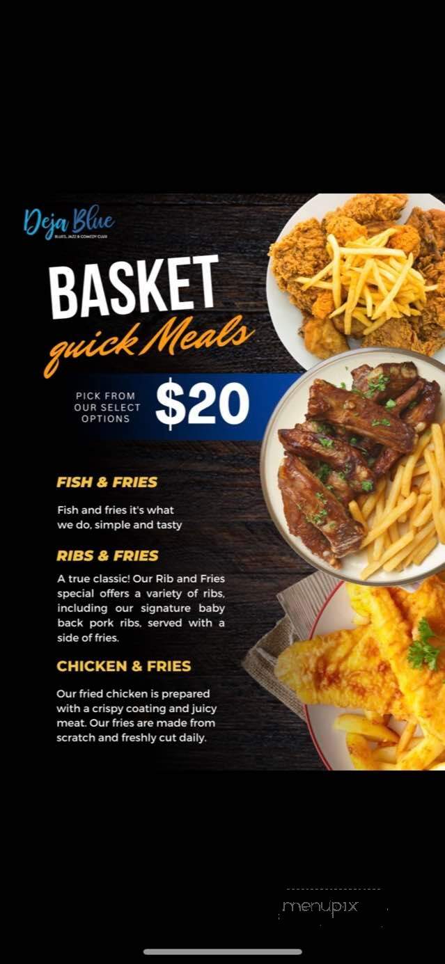 Deja Blue - Seaside, CA menu_pic