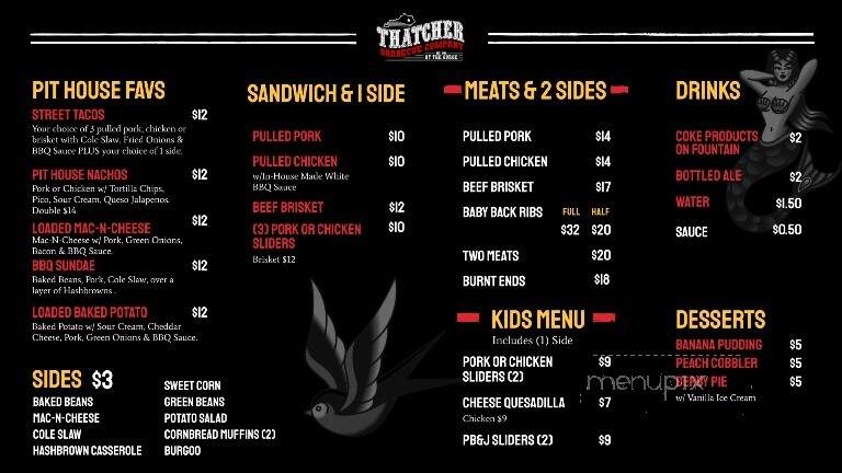 Thatcher Barbecue Company - Slade, KY menu_pic