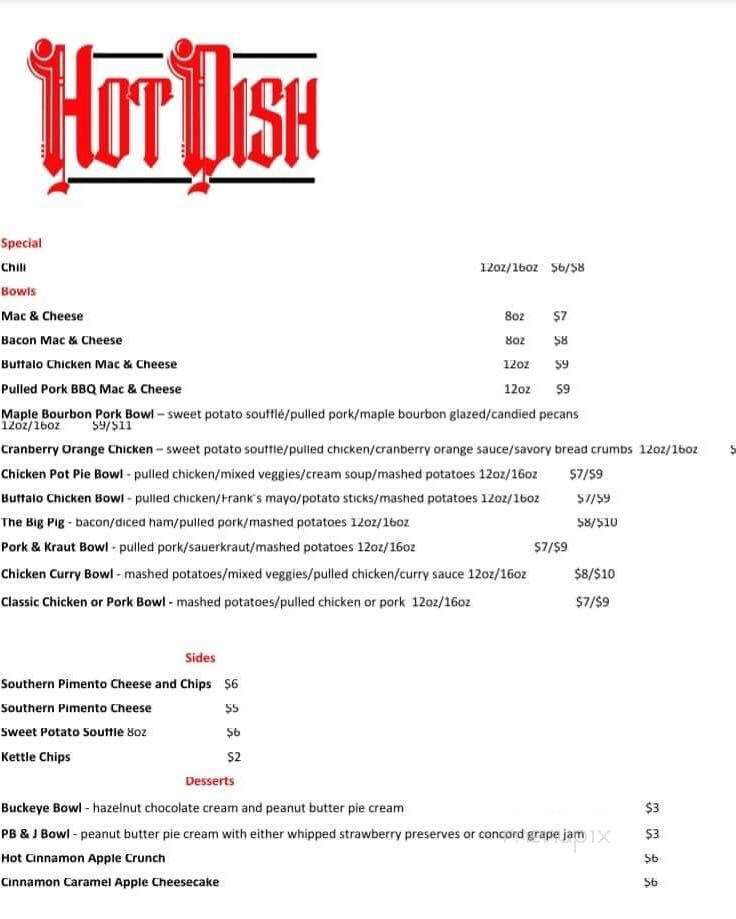 The Neighborhood Nest - Fairborn, OH menu_pic