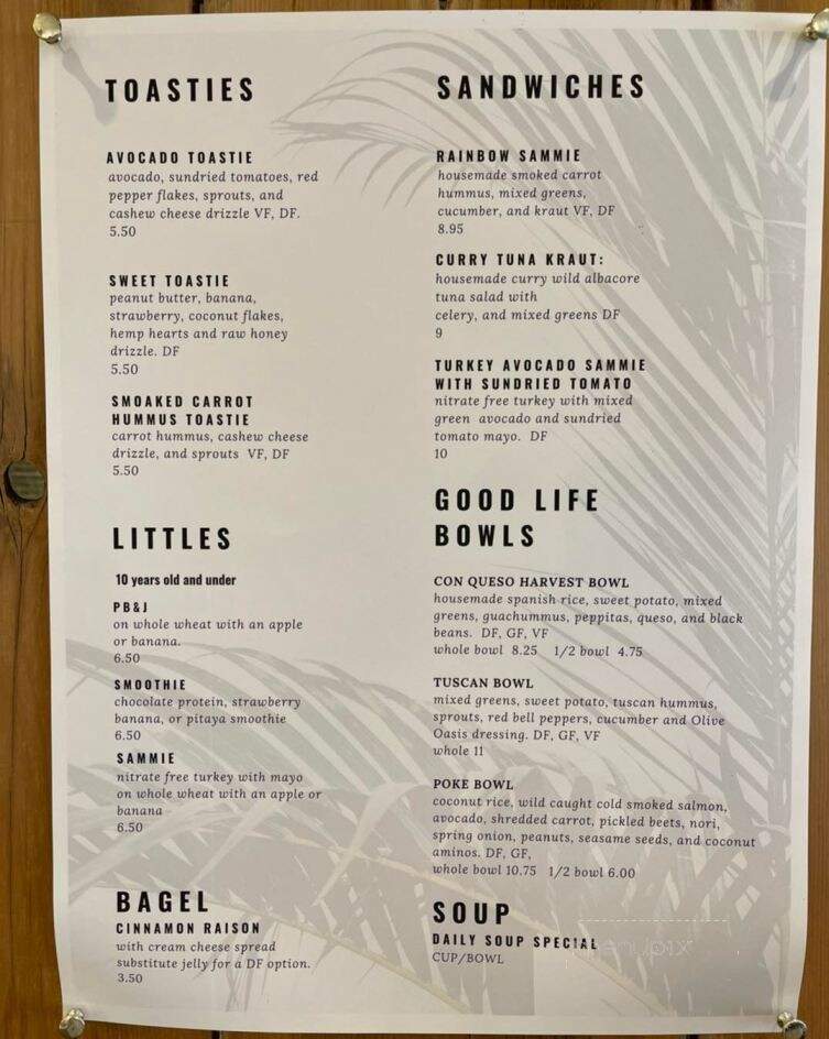 The Neighborhood Nest - Fairborn, OH menu_pic