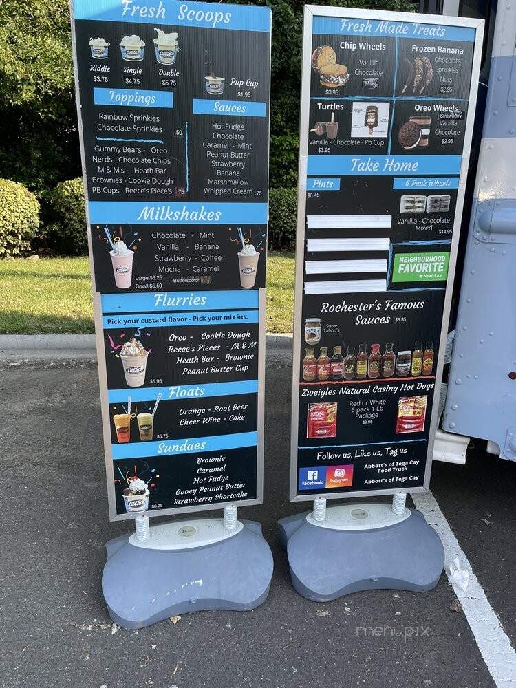 Abbott's Frozen Custard - Tega Cay, SC menu_pic