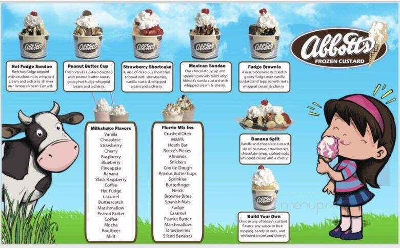 Abbott's Frozen Custard - Tega Cay, SC menu_pic
