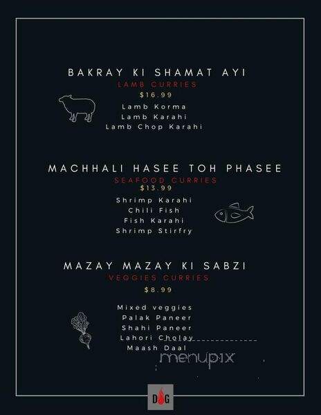 Daata Grill - Milton, ON menu_pic