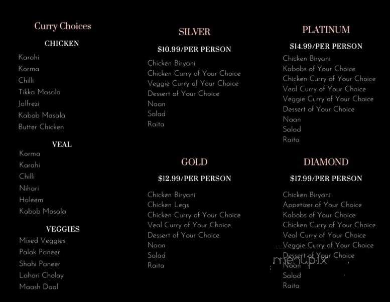 Daata Grill - Milton, ON menu_pic