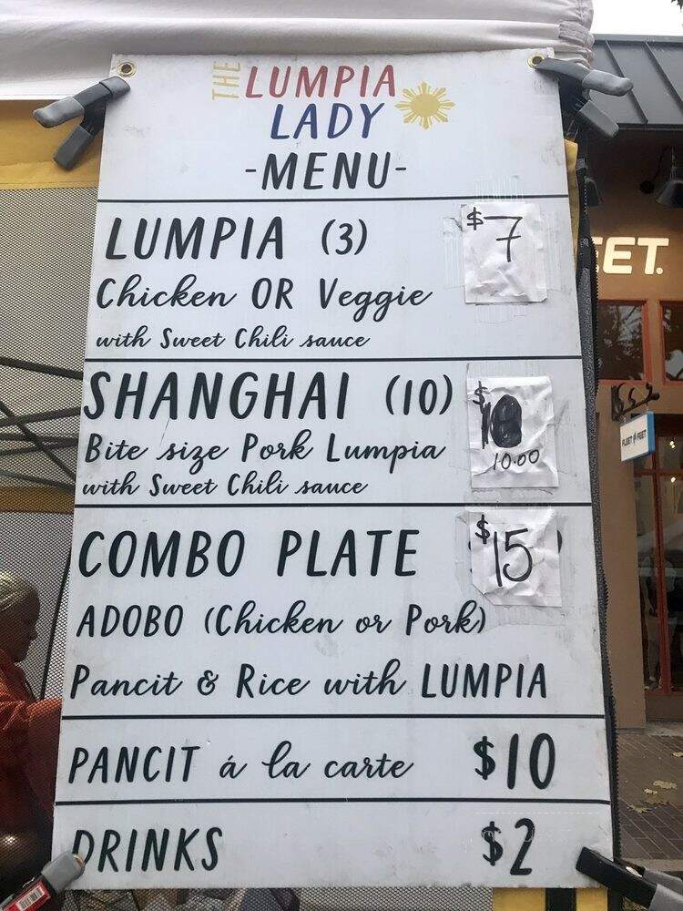 The Lumpia Lady - Marina, CA menu_pic