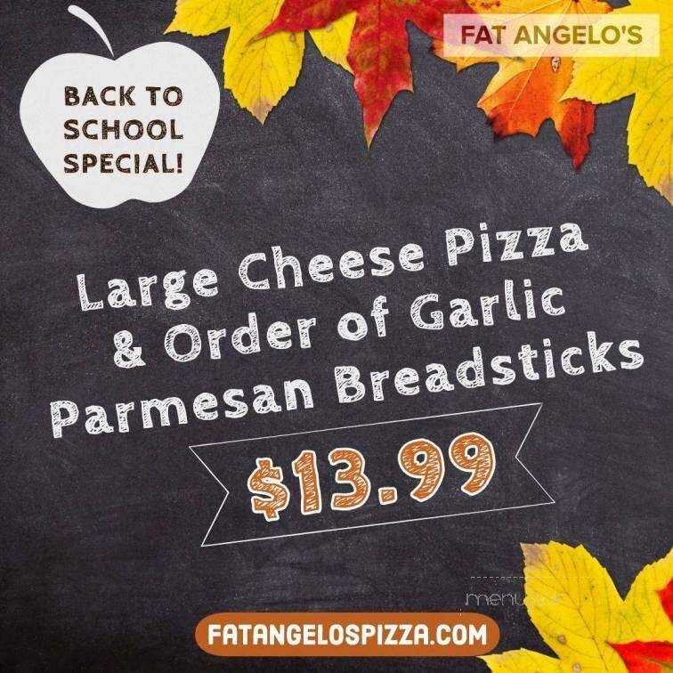 Fat Angelo's - Pittsburgh, PA menu_pic