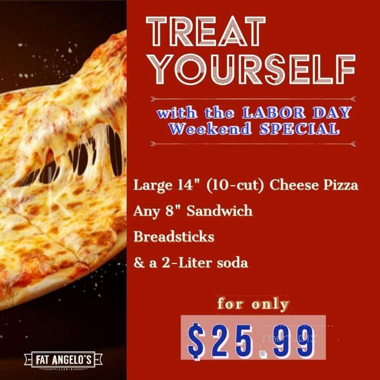 Fat Angelo's - Pittsburgh, PA menu_pic