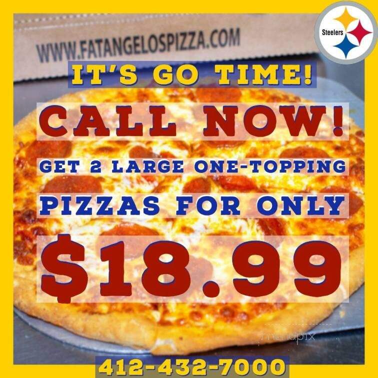 Fat Angelo's - Pittsburgh, PA menu_pic