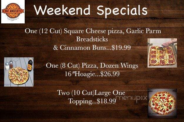 Fat Angelo's - Pittsburgh, PA menu_pic