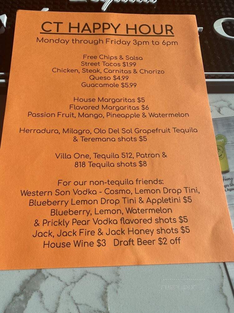 Ct Cantina Taqueria - Dania Beach, FL menu_pic