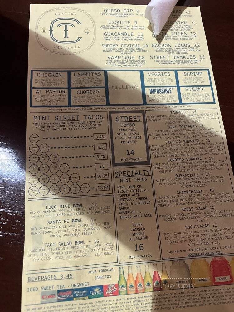 Ct Cantina Taqueria - Dania Beach, FL menu_pic