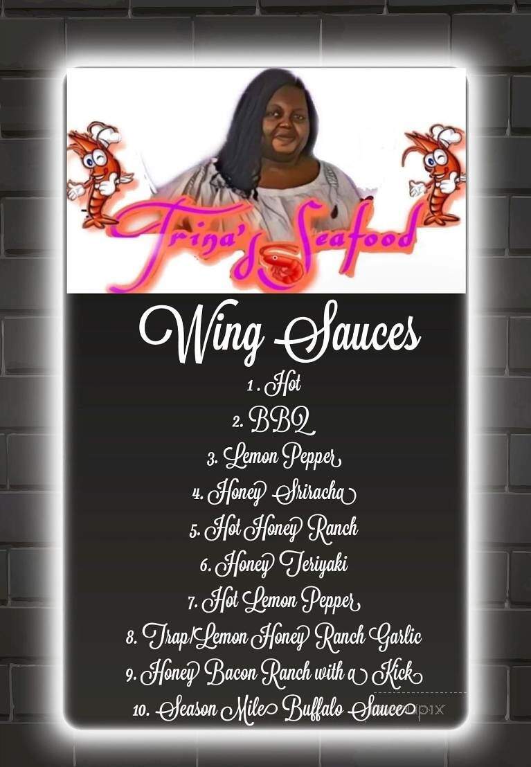 Trina's Seafood and More - MONTGOMERY, AL menu_pic