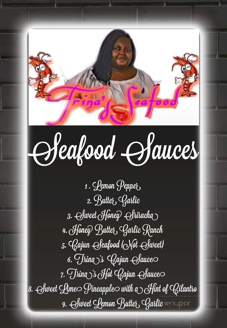 Trina's Seafood and More - MONTGOMERY, AL menu_pic