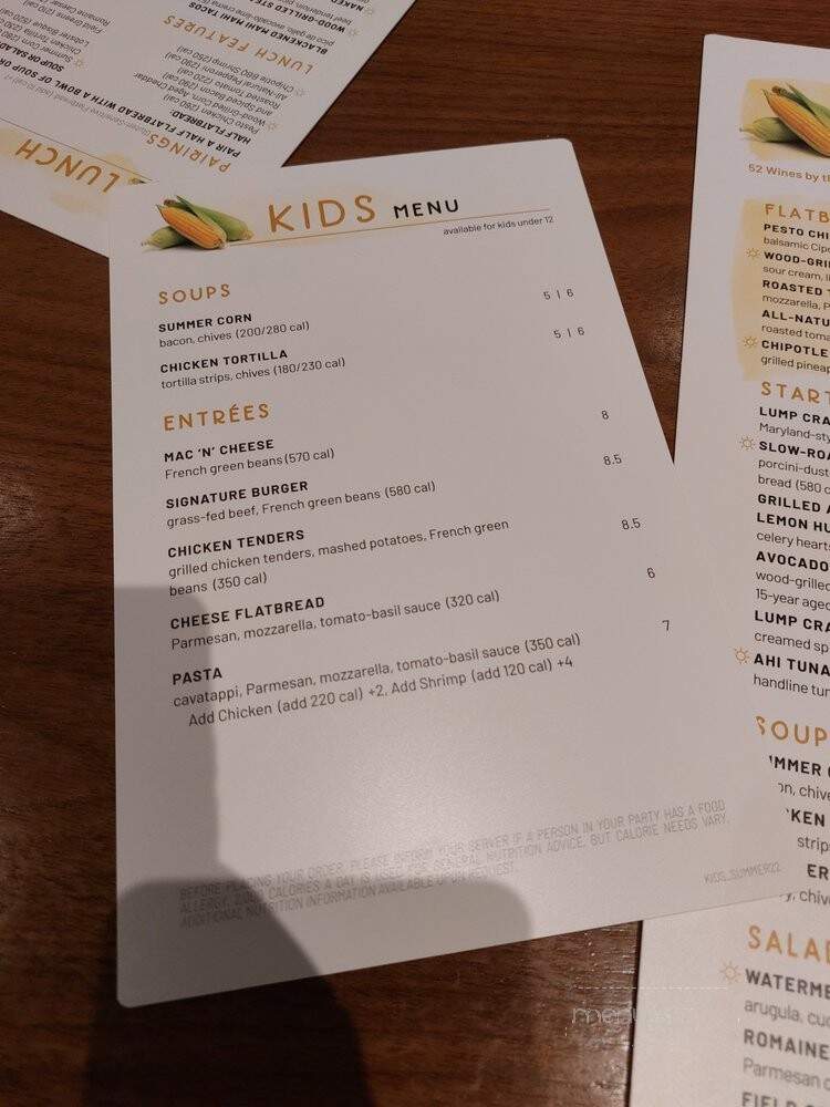 Seasons 52 - Paramus, NJ menu_pic