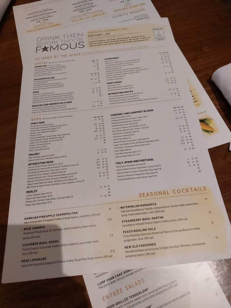 Seasons 52 - Paramus, NJ menu_pic