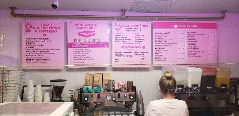 Lola's Handcrafted Churros - Lisle, IL menu_pic