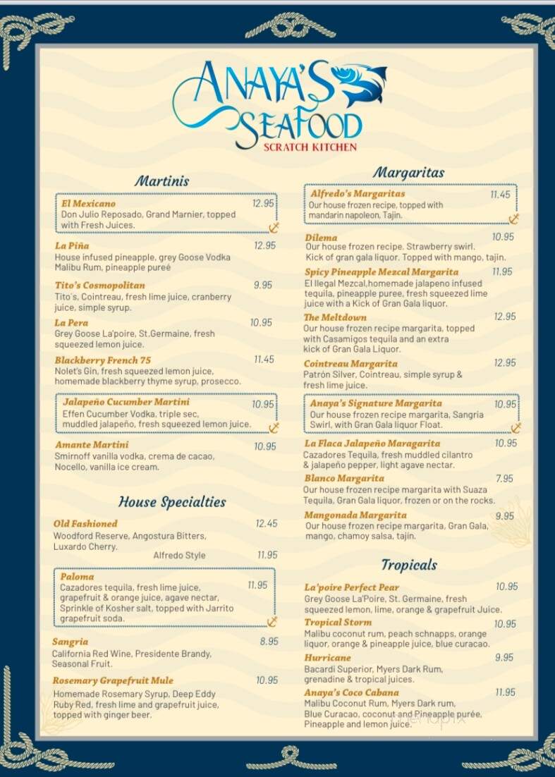 Anaya's Seafood Scratch Kitchen - Plano, TX