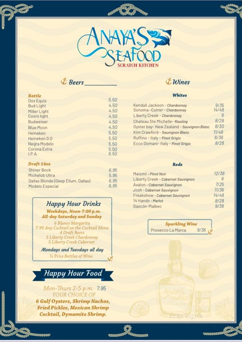 Anaya's Seafood Scratch Kitchen - Plano, TX