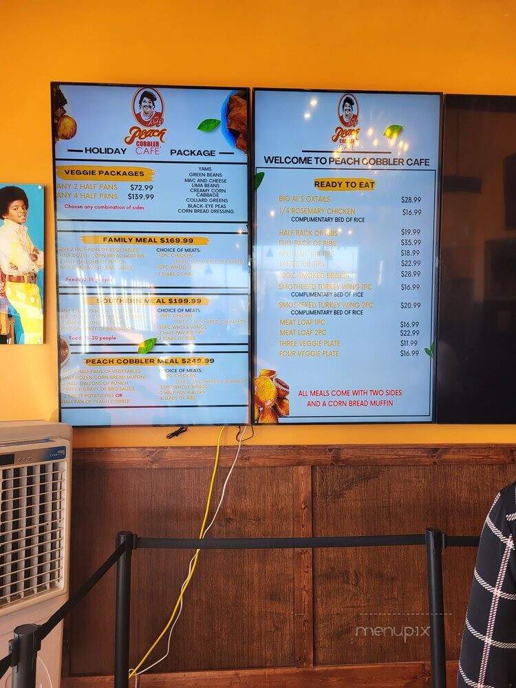 Peach Cobbler Cafe - Fayetteville, GA menu_pic