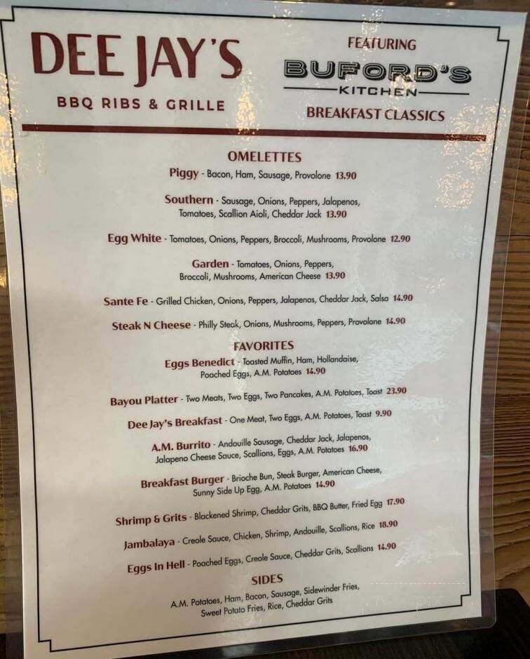 Dee Jay's BBQ Ribs & Grille - Washington, PA