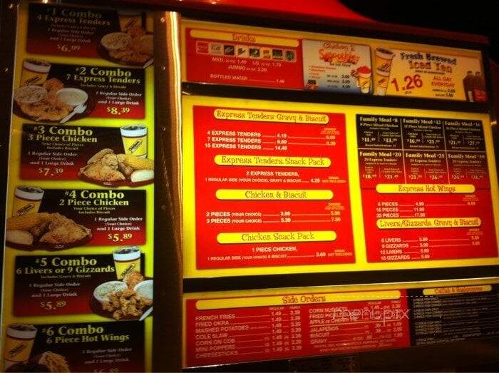 Chicken Express - Burkburnett, TX menu_pic