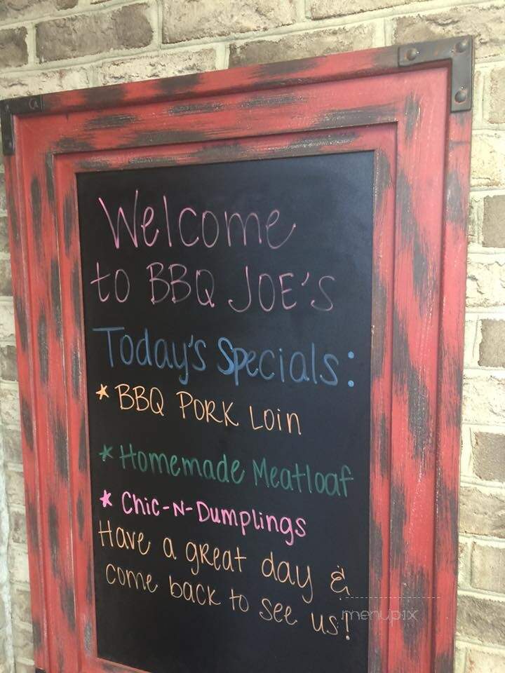 BBQ Joes - Trinity, NC menu_pic