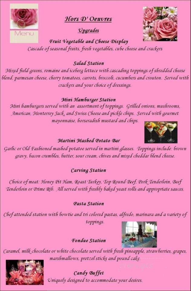 The Catering Connection llc - Sweetwater, TN menu_pic
