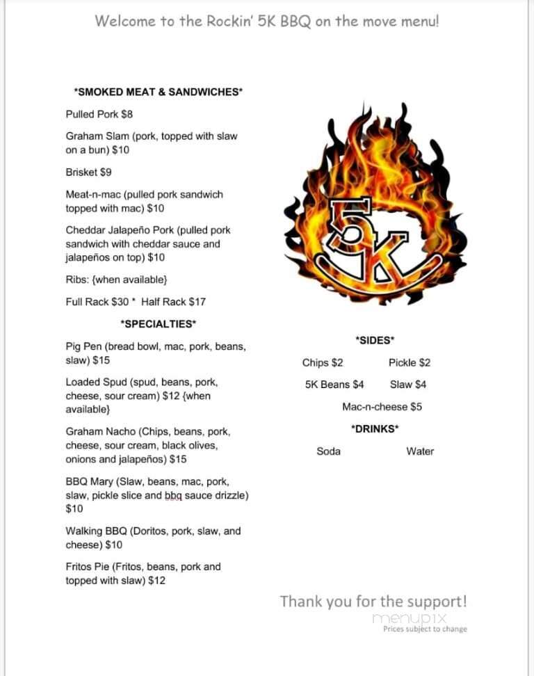 Checkered Flag Sports Bar - Independence, IA menu_pic
