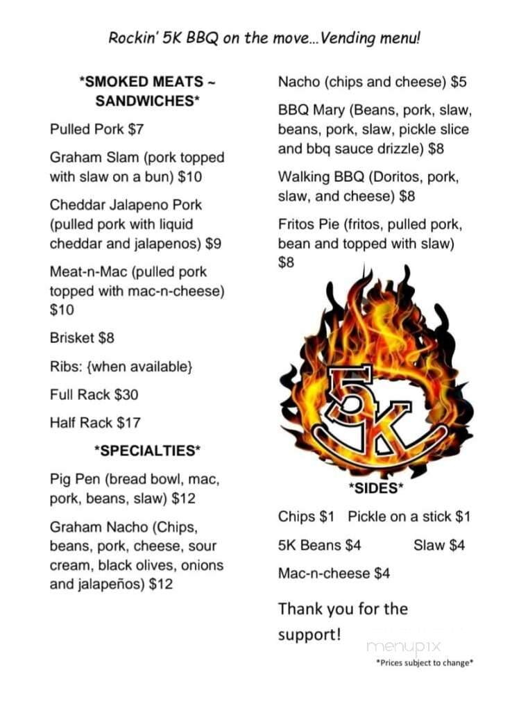 Checkered Flag Sports Bar - Independence, IA menu_pic