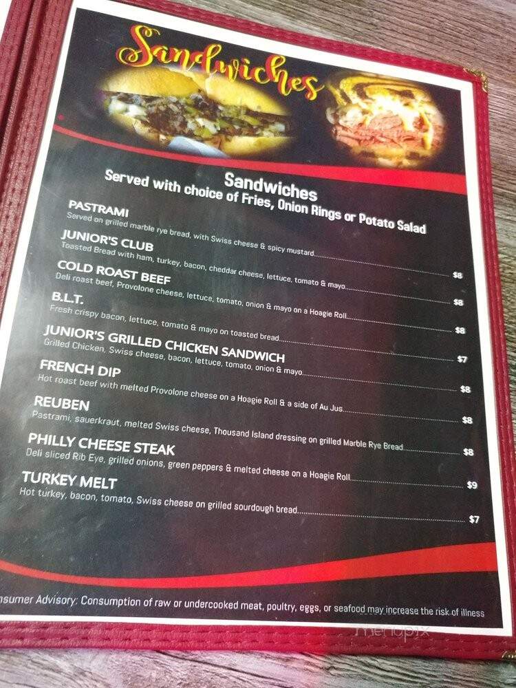 Maverick Saloon - Phoenix, AZ menu_pic