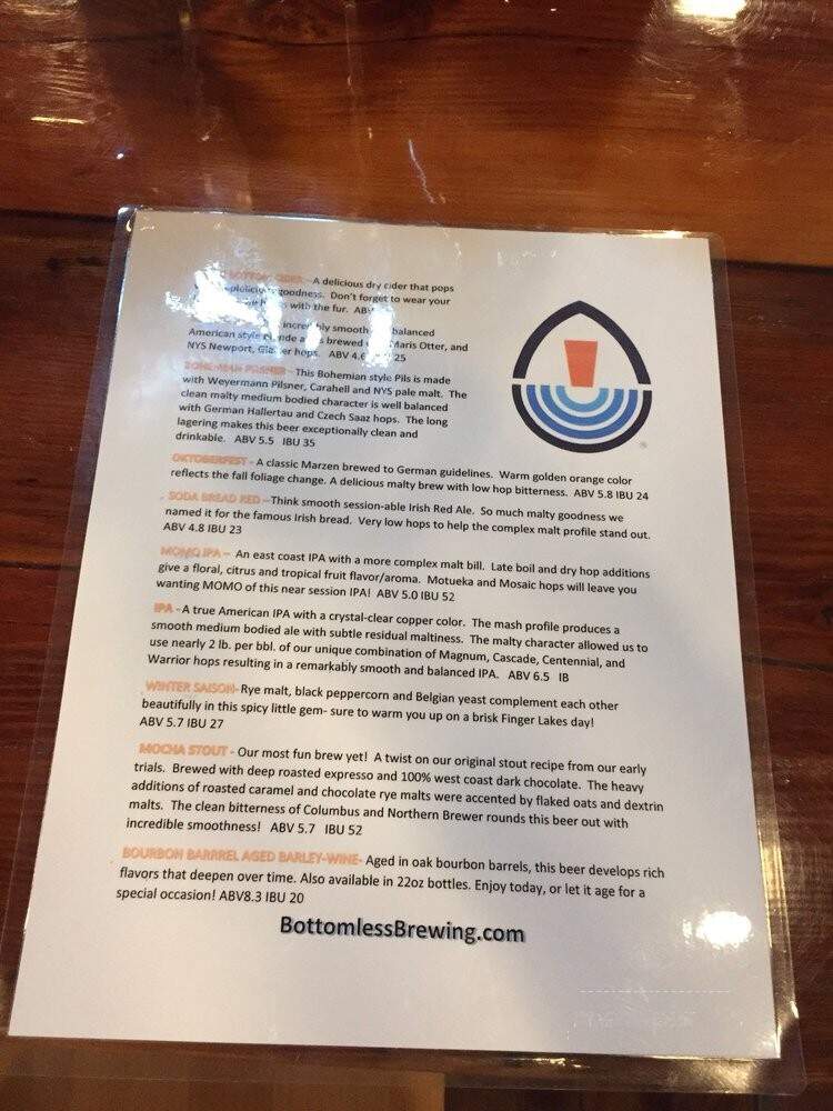 Bottomless Brewing - Geneva, NY