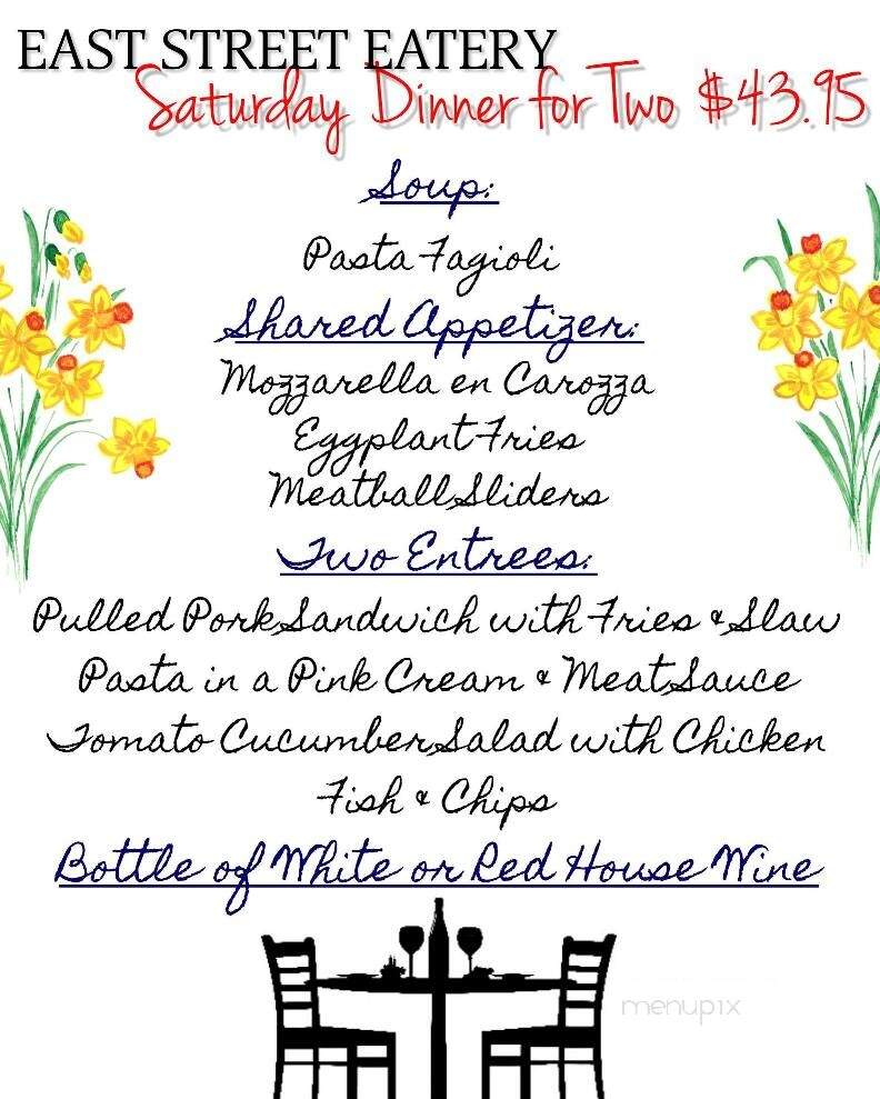 East Street Eatery - Wolcott, CT menu_pic