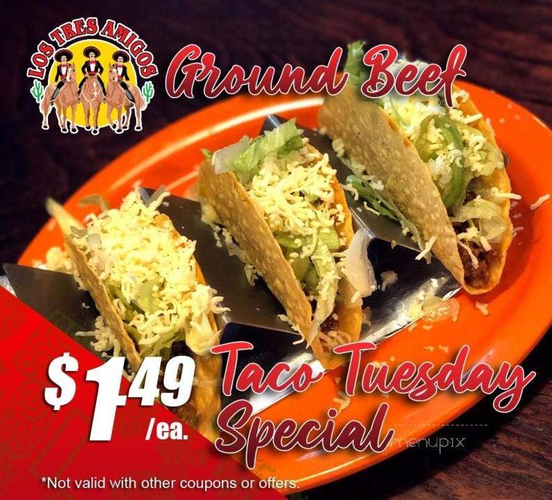 Los Tres Amigos - Owosso, MI menu_pic