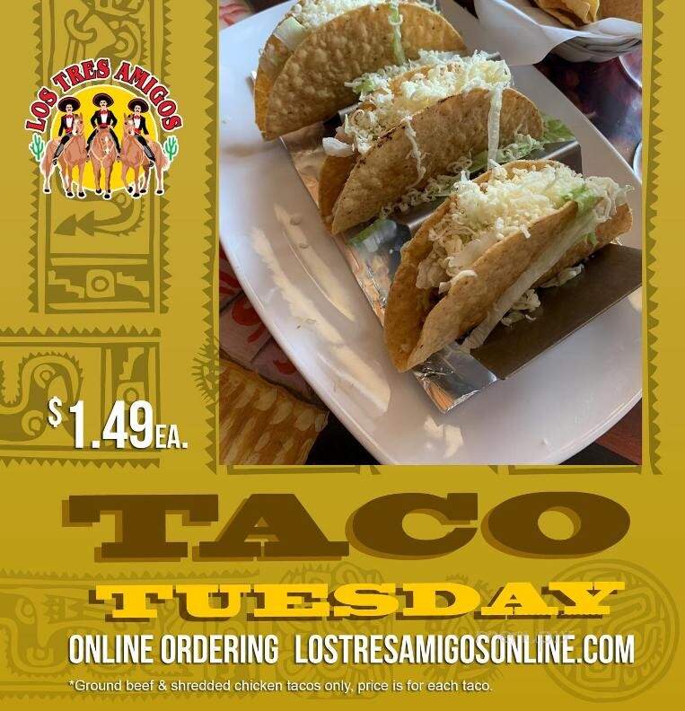 Los Tres Amigos - Owosso, MI menu_pic