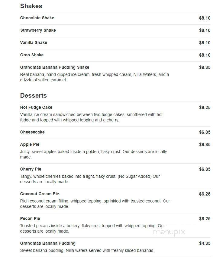 Frisch's Big Boy Restaurant - Harrison, OH menu_pic