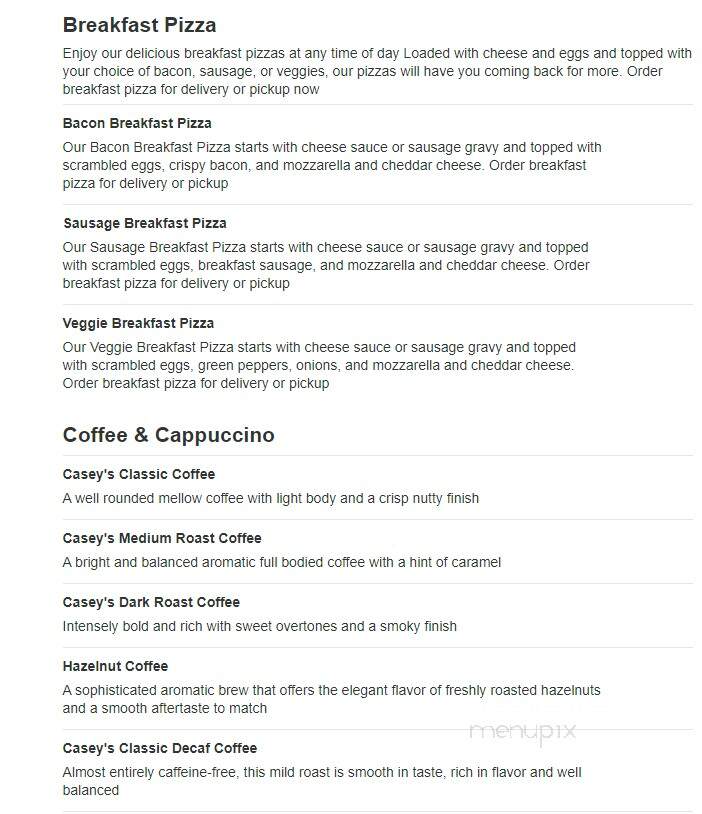 Caseys Carry Out Pizza - Garner, IA menu_pic