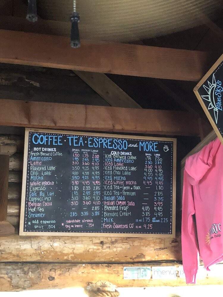 Bob's Blue Sky Cafe - Shaver Lake, CA menu_pic