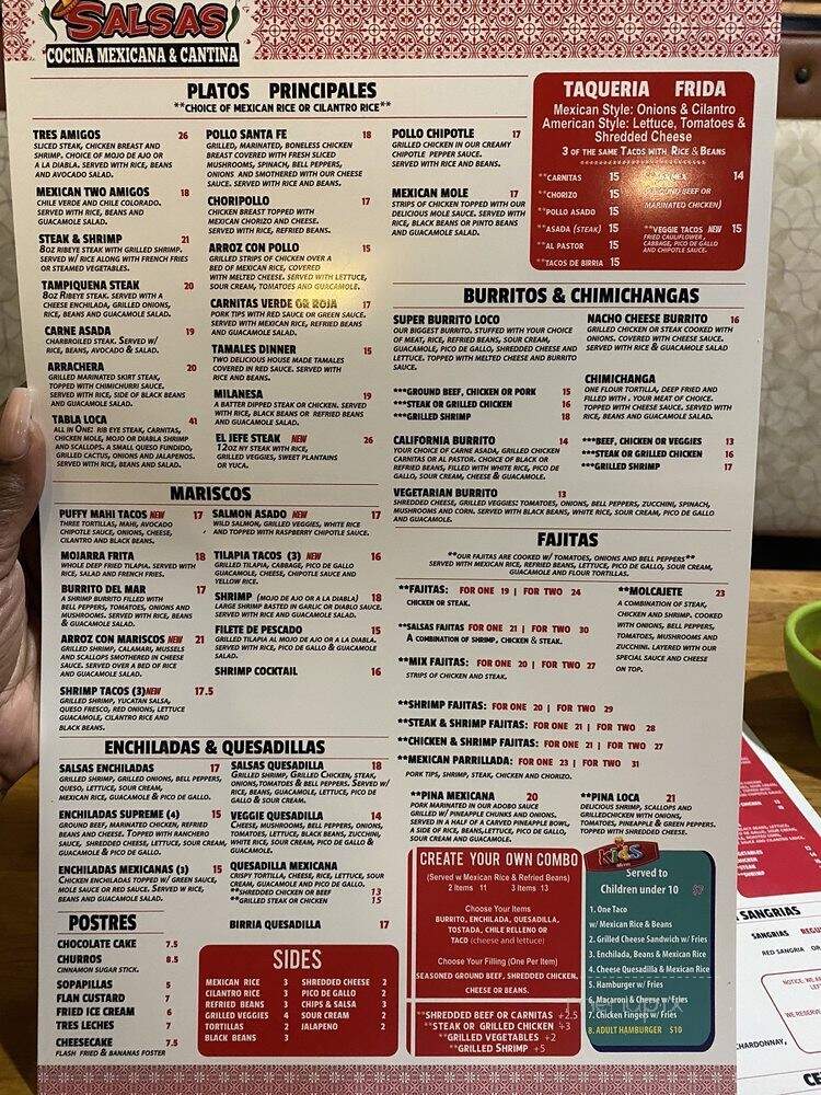 Salsas of Port Orange - Port Orange, FL menu_pic