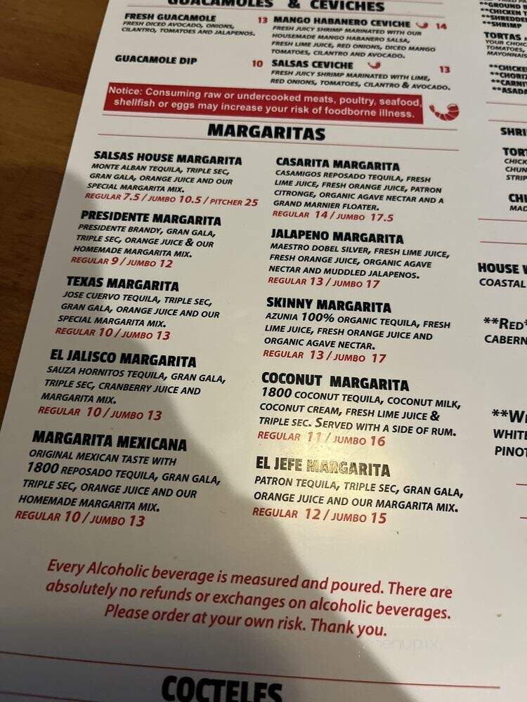 Salsas of Port Orange - Port Orange, FL menu_pic
