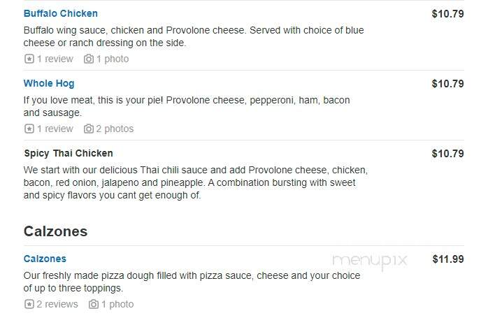 Pizza Cottage - Zanesville, OH menu_pic