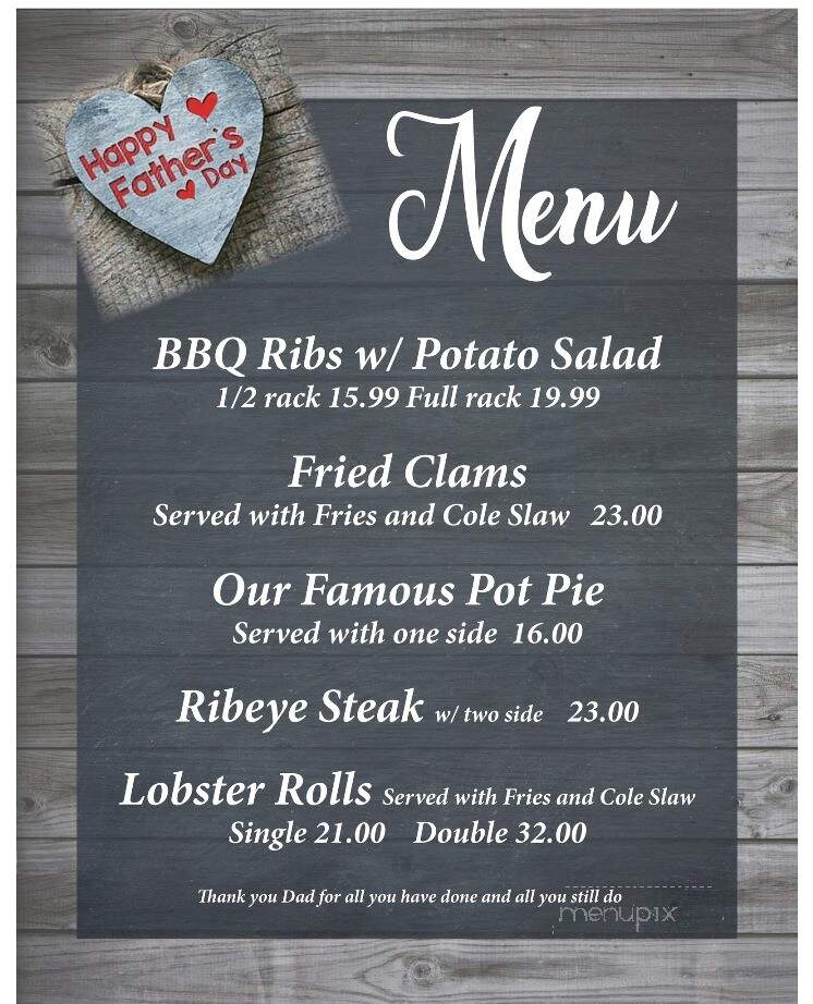 Dysart's - Hermon, ME menu_pic