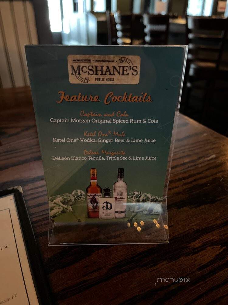 McShane's Bar & Restaurant - Port Chester, NY menu_pic