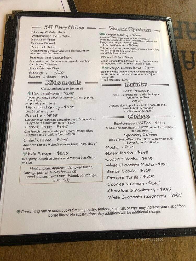 The Mad Batter Cafe & Bakery - Henderson, NV menu_pic