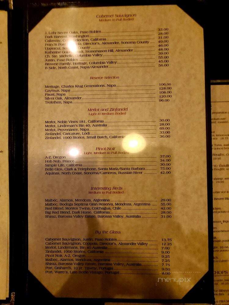 Mac's on Main - Grapevine, TX menu_pic