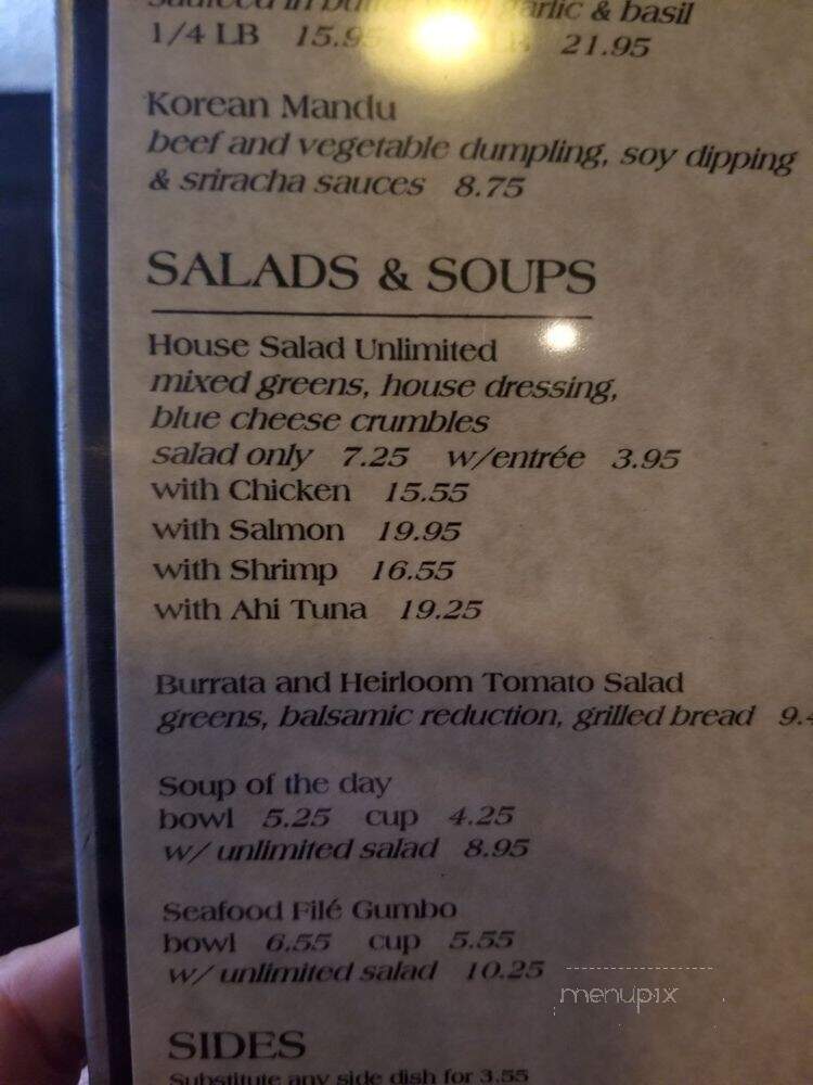 Mac's on Main - Grapevine, TX menu_pic