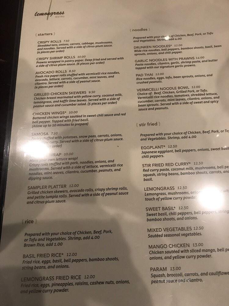 Lemongrass Bistro - Martinez, CA