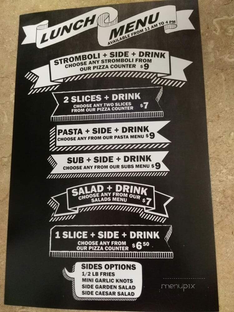 The Pizzeria - Harlingen, TX menu_pic